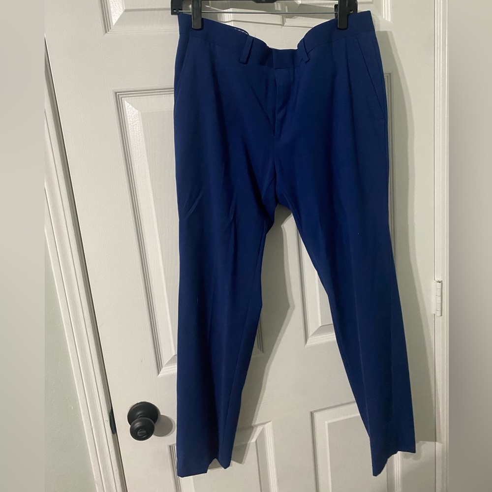 Jm haggar 34X29 blue slacks